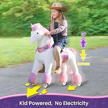 Amazon.co.jp: PonyCycle ラージユニコーンライドオントイ